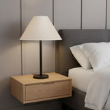 Light Brown Paper Plain Empire Lamp Shade