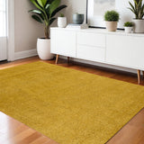 4' X 6' Yellow Area Rug