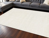 7' X 10' Cream Area Rug