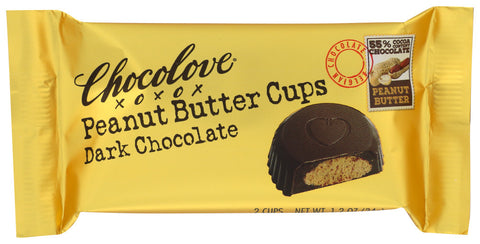 CH LOVE DKCHOC PB CUP ( 12 X 1.2 OZ   )
