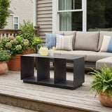 36" Charcoal Aluminum Outdoor Coffee Table