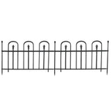 Black Steel Garden Stake