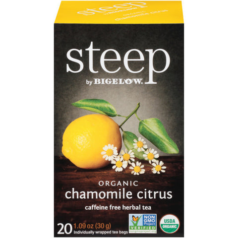 Bigelow Tea Steep Organic Chamomile Citrus (6x20 BAG )