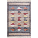 8' X 10' Beige Gray And Taupe Abstract Washable Indoor Outdoor Area Rug