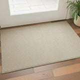 3' X 5' Ivory Jute Handmade Area Rug