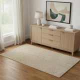 4' X 6' Ivory Jute Handmade Area Rug