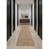 12' Natural Jute Handmade Runner Rug