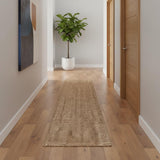 16' Natural Jute Handmade Runner Rug