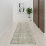 12' Gray Jute Handmade Runner Rug