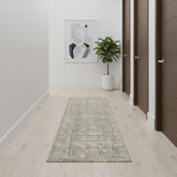 14' Gray Jute Handmade Runner Rug