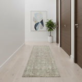 16' Gray Jute Handmade Runner Rug