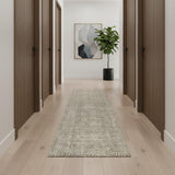 18' Gray Jute Handmade Runner Rug