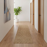 12' Natural Jute Handmade Runner Rug