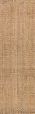 10' Natural Jute Handmade Runner Rug