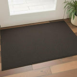 3' X 5' Brown Jute Handmade Area Rug