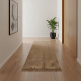 18' Natural Jute Handmade Runner Rug With Fringe