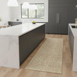 8' Ivory Jute Handmade Runner Rug