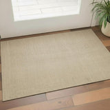 3' X 5' Ivory Jute Handmade Area Rug
