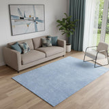 5' X 8' Blue Area Rug