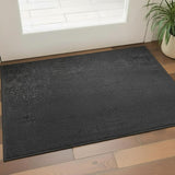 3' X 5' Black Area Rug