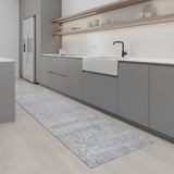 8' Light Gray Runner Rug