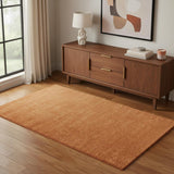 4' X 6' Orange Area Rug