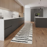 8' Striped Runner Rug
