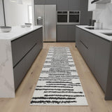 8' Striped Runner Rug
