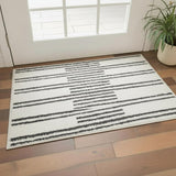 3' X 5' Striped Area Rug