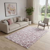 5' X 8' Diamond Area Rug