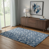 4' X 6' Diamond Area Rug
