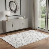 4' X 6' Diamond Area Rug