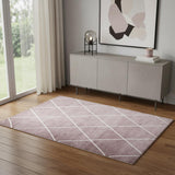 4' X 6' Diamond Area Rug