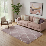 5' X 8' Diamond Area Rug
