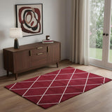 4' X 6' Diamond Area Rug