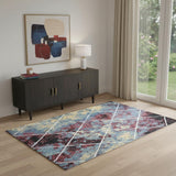 4' X 6' Diamond Area Rug