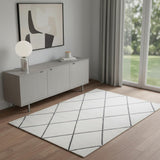 4' X 6' Diamond Area Rug
