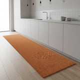8' Orange Runner Rug