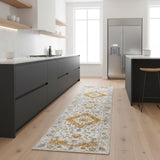8' Medallion Runner Rug