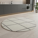 5' Diamond Round Rug
