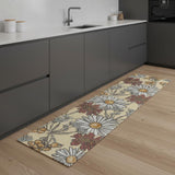 8' Floral Runner Rug