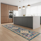 8' Medallion Runner Rug