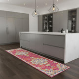 8' Medallion Runner Rug