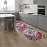 8' Medallion Runner Rug