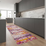8' Abstract Runner Rug