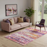 5' X 8' Abstract Area Rug