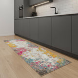 8' Abstract Runner Rug
