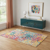 4' X 6' Abstract Area Rug