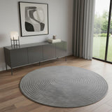 4' X 6' White Area Rug With Fringe