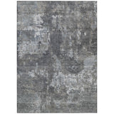 5' X 8' Taupe And Beige Abstract Washable Indoor Outdoor Area Rug